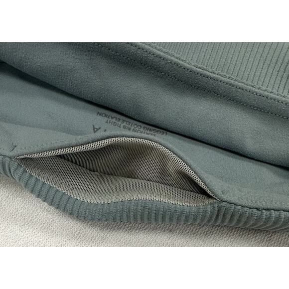 Athleta Elation Rib Tight fitted high rise Size Small Green - Picture 6 of 6